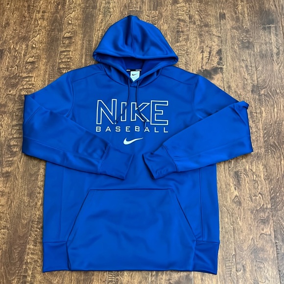 Nike THERMA FIT Baseball Hoodie Size L - Picture 1 of 17